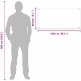  Kuhinjski zid 2 pcs Tamno siva 100 x 40 cm | shoptok.hr