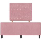 vidaXL roza posteljni okvir 120x200 cm žamet, (22053626) | Shoptok.si