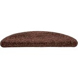  Prostirke za stepenice 20 kom 56x17x3 cm smeđe poluokrugle | shoptok.hr