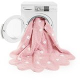 Lorena Canals Rožnata pralna ročno tkana bombažna otroška preproga ø140 cm Little Biscuit Pink – | Shoptok.si