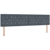  s box springom, madracem i LED-om Tamnosiva 200 x 200 cm | shoptok.hr