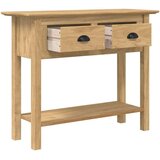 Konzolna miza s predalom BODO Medeno rjava 91 x 34,7 x 74 cm, (5000201731) | Shoptok.si