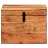 Furnova Škatla za shranjevanje 39x28x31 cm trden akacijev les, (21956135) | Shoptok.si