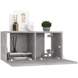 Viseći TV ormarići 3 kom siva boja betona 60 x 30 x 30 cm | shoptok.hr
