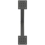  Noge za klub stolić u obliku slova X, 2 kom, antracit, 60 x (42-43) cm, čelik | shoptok.hr