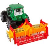 Green Tractor with Orange Cultivator for Kids | shoptok.hr
