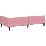 vidaXL Krevetni okvir sa kutnim dizajnom Ružičasta 90 x 200 cm | shoptok.hr