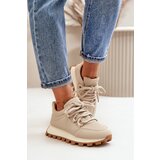 Boto Sports Shoes Sneakers On Platform Made Of Eco Leather Beige Riadella | Shoptok.si