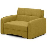 ELTAP Žuta sklopiva/s prostorom za odlaganje sofa od šenila 102 cm Laine – | shoptok.hr