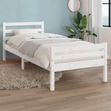  Okvir za krevet od masivnog drva bijeli 100 x 200 cm | shoptok.hr