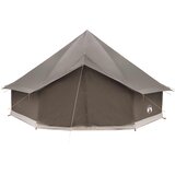 Tipi šator Smeđa siva 500 x 500 x 300 cm Poliester i čelik | shoptok.hr