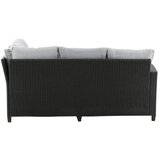 Venture Home Bentwood kutna vrtna lounge garnitura, crna | shoptok.hr