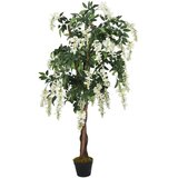  Umjetno stablo glicinije 840 listova 120 cm zeleno-bijelo | shoptok.hr