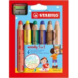 Stabilo Drvene bojice sa zarezačem Woody 3in1 6/1 Cene