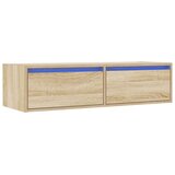 TV ormarić s LED svjetlima boja hrasta sonome 100X35,5x25 cm | shoptok.hr