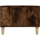  Klubska mizica dimljeni hrast 90x50x36,5 cm inženirski les, (20712475) | Shoptok.si