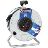 Commel "c0929 produžni kabl sa motalicom metalni bubanj 4 utičnice 16A 230V 25m" Cene