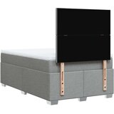 vidaXL Krevet s oprugama i madracem svjetlosivi 120x190 cm od tkanine | shoptok.hr