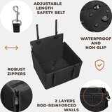 Razpakirano.si WUGLO Vodoodporen avtomobilski sedež za pse za zadnjo klop - M | Shoptok.si