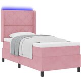  s opruga kutije Ružičasta 90 x 190 cm Baršun | shoptok.hr