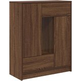  Komoda s ladicama i vratima smeđi hrast 73x31x90 cm | shoptok.hr