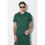 Lacoste Pamučna polo majica boja: zelena, bez uzorka, DH2050