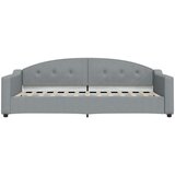 vidaXL Dnevni krevet s madracem svjetlosivi 90 x 200 cm od tkanine | shoptok.hr