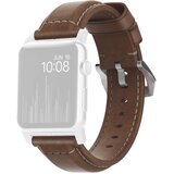 Nomad Strap Trad. Lthr. Brown Connect. Silver 42 /44 /45 /49mm | shoptok.hr