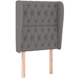  Box spring postelja z vzmetnico temno siva 80x200 cm blago, (20790159) | Shoptok.si