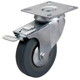 Poljobit Točak PVC okretan sa kočnicom na pločici 50PVCOPK | ePonuda.com