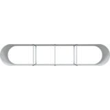  Dvignjena gredica Rjava 400 x 80 x 81 cm Jeklo, (5000287712) | Shoptok.si