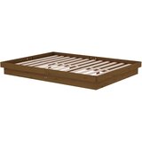  Okvir za krevet masivno drvo boja meda 135 x 190 cm bračni | shoptok.hr