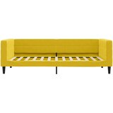  Dnevni krevet na razvlačenje s ladicama žuti 100x200 cm baršun | shoptok.hr