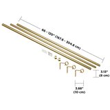 Umbra Željezna proširiva karniša 168 - 305 cm Cappa – | shoptok.hr