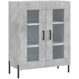 Visoka komoda siva betona 69 5x34x180 cm od konstruiranog drva | shoptok.hr