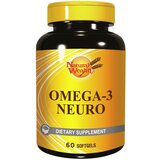 Natural Wealth Omega-3 neuro 1000 mg 60 gel kapsula Cene