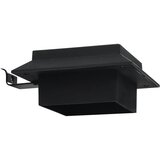  Vanjske solarne svjetiljke 6 kom LED četvrtaste 12 cm crne | shoptok.hr