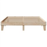 vidaXL Posteljni okvir brez vzmetnice 180x200 cm trdna borovina | Shoptok.si