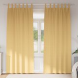 vidaXL Zavese z zavesami 2 pcs Bež 260 x 140 cm Poliester | Shoptok.si