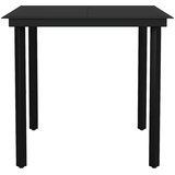  3-dijelni vrtni blagovaonski set crni | shoptok.hr