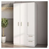 Hanah home merlin - white white wardrobe | ePonuda.com