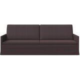 SOFA za 3 osobe Tamno smeđa 220 x 81 x 82 cm Tkanina Slike