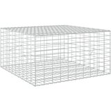  Gabion s žicom debljine 5 mm i mrežom 5x10 cm 100x100x50 cm | shoptok.hr