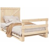  Okvir kreveta s uzglavljem 100 x 200 cm od masivne borovine | Eponuda.ba