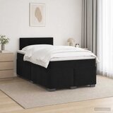  Boxspring krevet s madracem Crna 120 x 190 cm Baršun | shoptok.hr