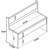 MID.YOU Klop Esal, Medeni Hrast | Shoptok.si