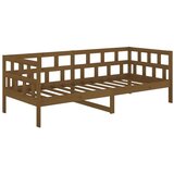  Dnevna postelja medeno rjava trdna borovina 80x200 cm, (20684667) | Shoptok.si