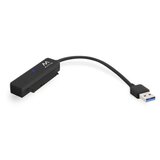 Ewent Adapter USB 3.0 v SATA za 2.5" SSD/HDD, črn, EW7017 | Shoptok.si