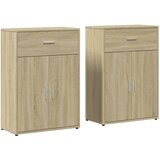  Komoda 2 kom boja hrasta sonome 60x30x84 cm konstruirano drvo | shoptok.hr