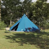 Tipi šator s krovom s pohranom Plava 560 x 560 x 300 cm taft | shoptok.hr